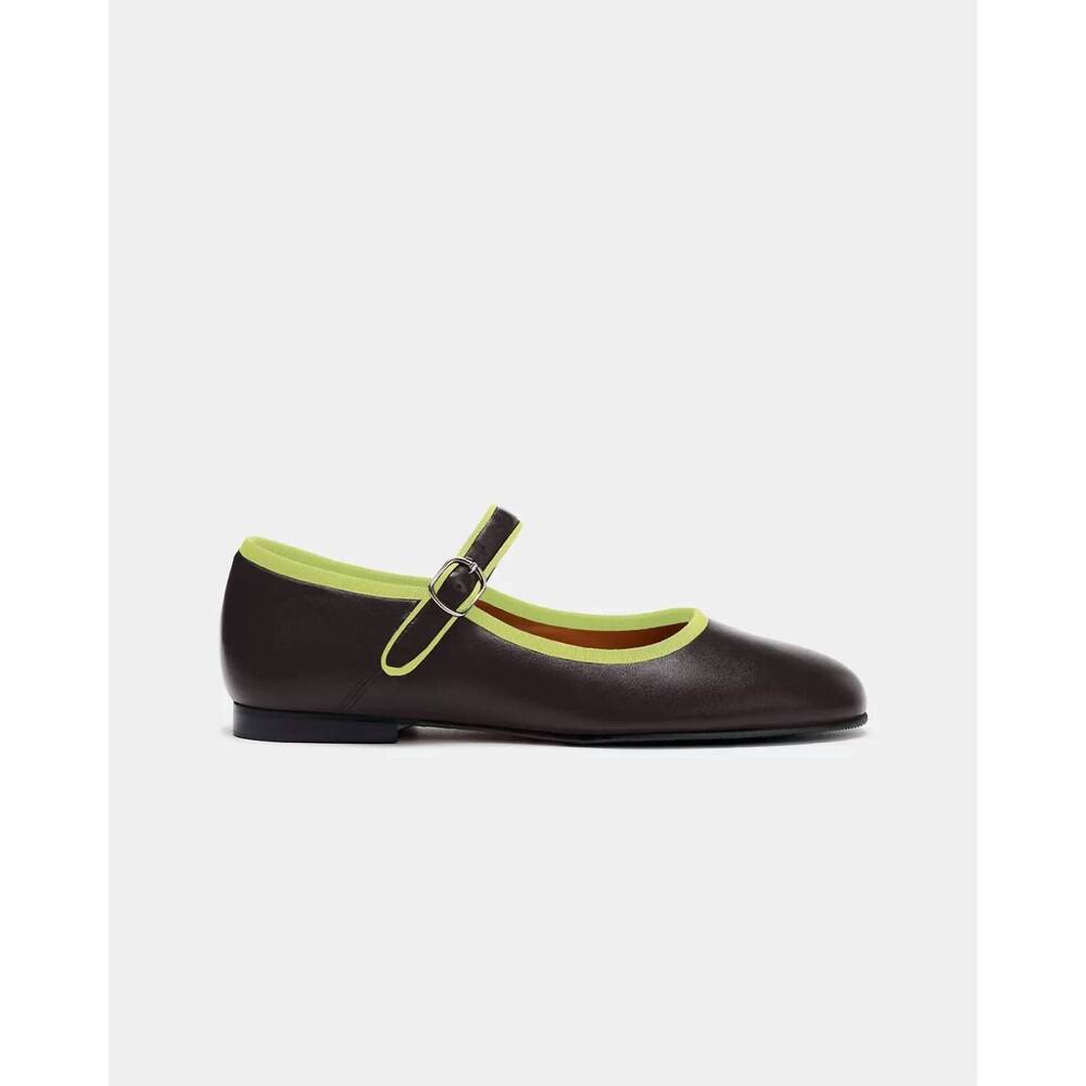 NEW NAGUISA women's adams maryjane shoes in brown